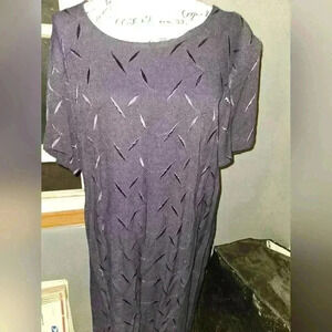 Christy Lyn Vintage Womans Navy Blue Dress Size 20